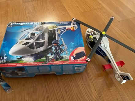 Photo of free PlayMobil police helicopter (Angel EC1V) #2