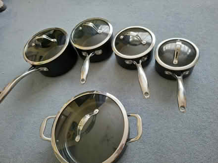 Photo of free Saucepans x4 & casserole x1 (Welling DA16) #1