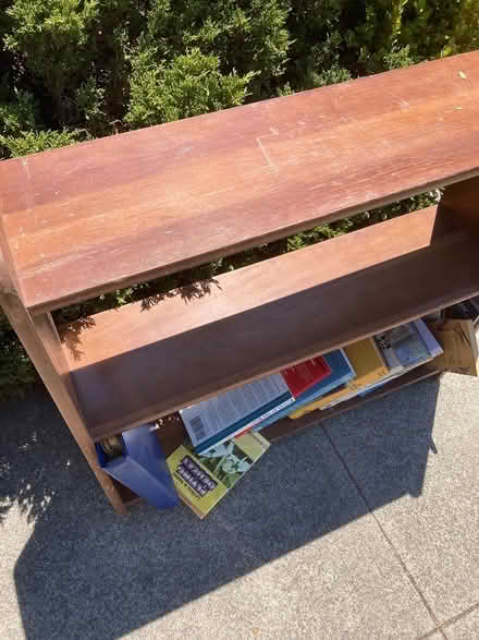 Photo of free 435 Quartz st tiny bookcase (Carmel Hills, Redwood City) #1