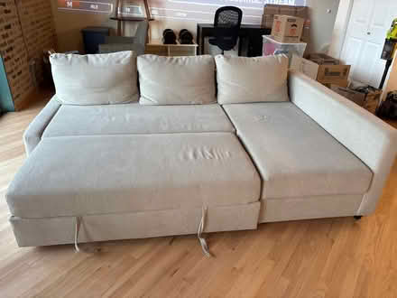 Photo of free IKEA pullout couch with storage (Madison st and Des plaines) #3