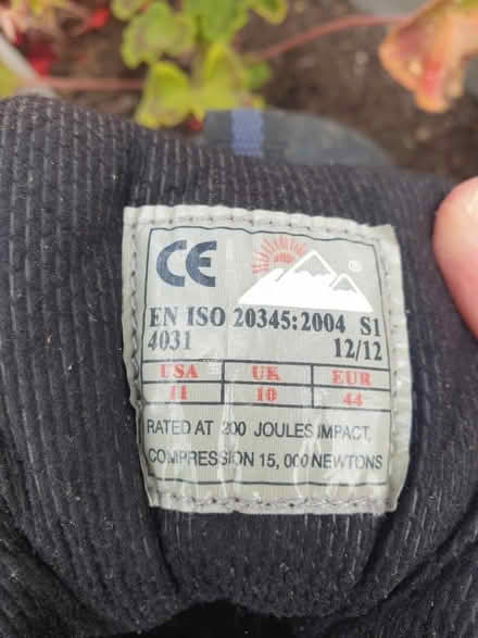 Photo of free Safety shoes (St Leonards-on-sea TN38) #3