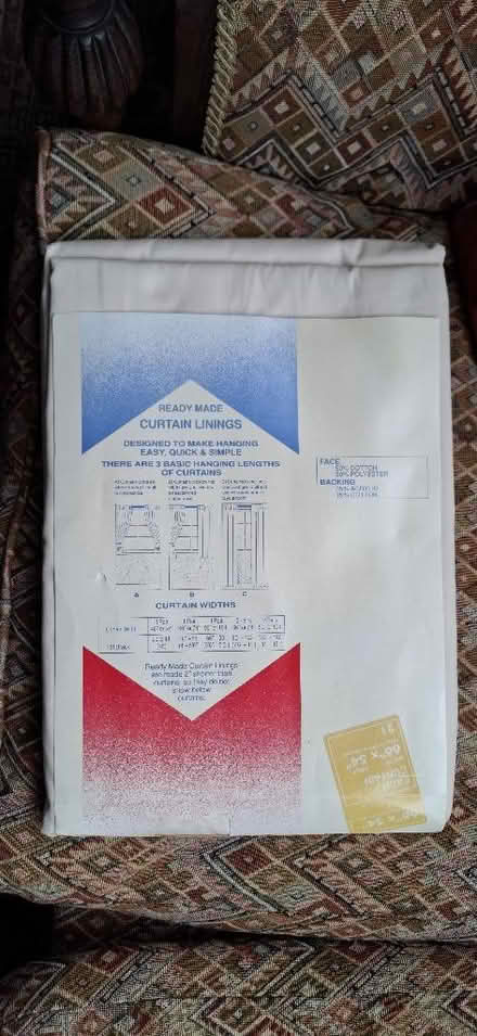 Photo of free Ready-Made Curtain Linings (Harrogate HG1) #1