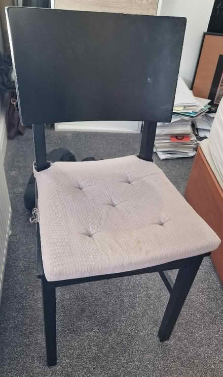 Photo of free 4 wooden chairs (Moulsoe MK16) #1