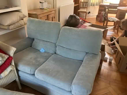 Photo of free 3 seater, 2 seater sofas and stool (W5) #2