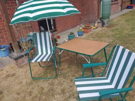 Photo of free Folding table and chairs (Presteigne LD8) #2