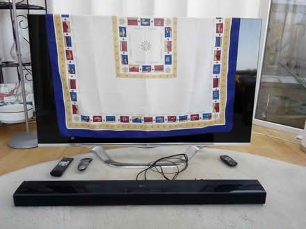 Photo of free LG 48" LED TV with soundbar (Penland Rd Haywards Heath) #1