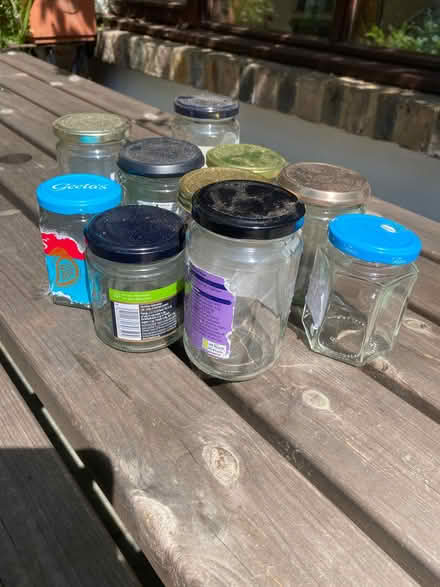 Photo of free 9 jam jars (Askew Road W12) #1