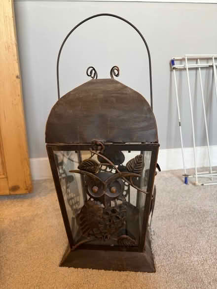 Photo of free Large metal tea light holder with owls design (Coley Ave Area RG1) #1