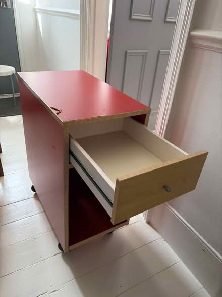 Photo of free Bedside drawers on wheels (Streatham Common) #3
