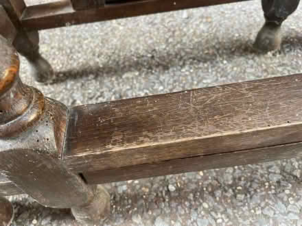Photo of free Gate leg table with barley twist legs in need of tlc (West Blatchington BN3) #3