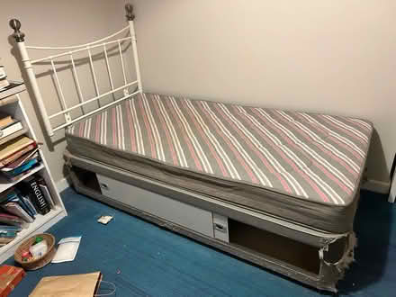Photo of free Single divan bed (West Deeping PE6 9) #1