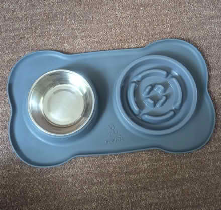 Photo of free Slow dog bowl set with silicon mat (Oxhey, WD19) #1