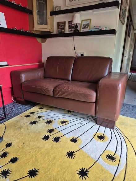 Photo of free Leather 2 seater sofa (London road CO16) #1