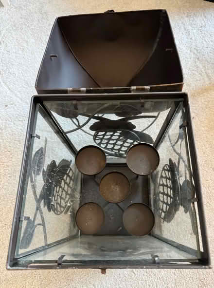 Photo of free Large metal tea light holder with owls design (Coley Ave Area RG1) #2