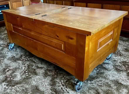 Photo of free Large Wooden Coffee Table (Kingswood BS15) #1