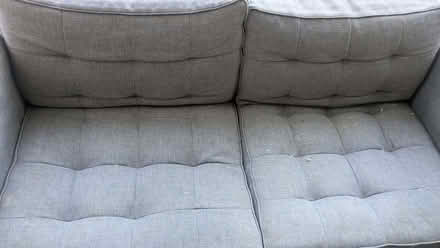 Photo of free grey 2 seater sofa used (Strawberry Hill TW2) #3