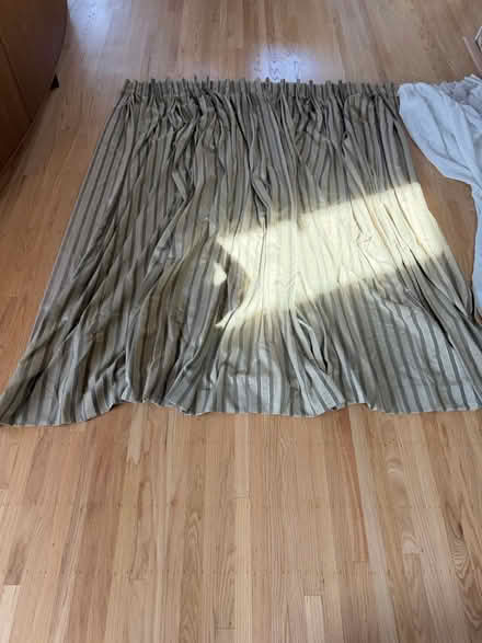 Photo of free Curtains, hardware, rod and rings (Belmont) #1