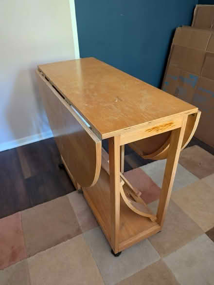 Photo of free Wooden Drop-Leaf Dining Table (Bracknell RG12) #1