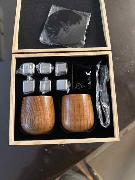 Photo of free Wooden bourbon cups (Strawberry/mill valley) #2
