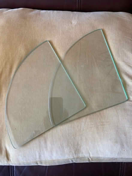 Photo of free Glass bathroom corner shelves (Peacehaven BN10) #1