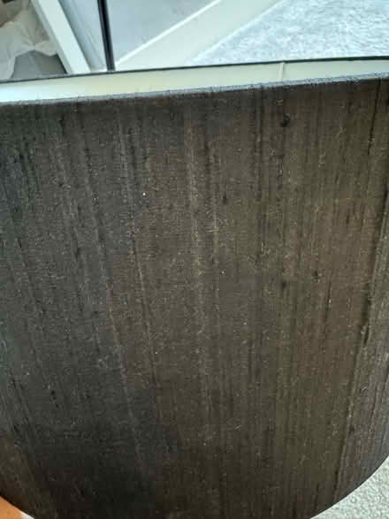 Photo of free Black textured lamp shade (Coley Ave Area RG1) #3