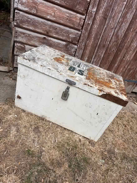 Photo of free Large metal chest (Shepley HD8) #1