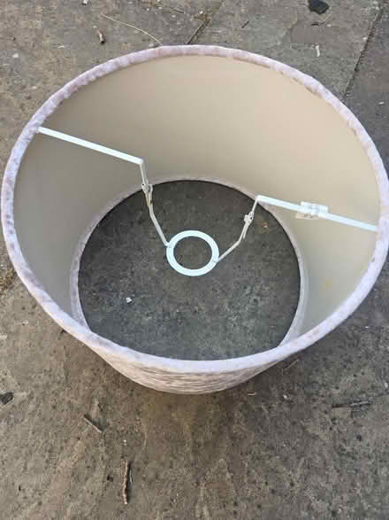 Photo of free Pink velvet ceiling lampshade (Goldsworth Park GU21) #1