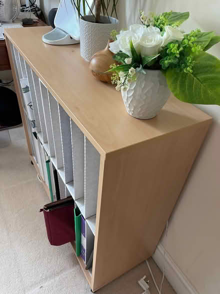 Photo of free 12‐Slot Wooden Office Organiser / Shelving Unit (Sandilands CR0) #2