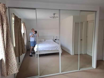Photo of free Sliding wardrobe mirror doors (Bolbeck Park Mk15 8QD) #1