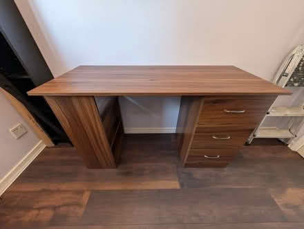 Photo of free Wooden Desk with Storage (Bracknell RG12) #1