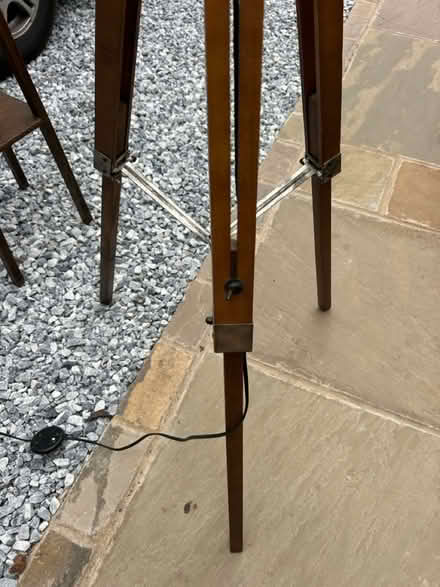 Photo of free Wooden tripod lamp (AL3 near Waitrose) #4