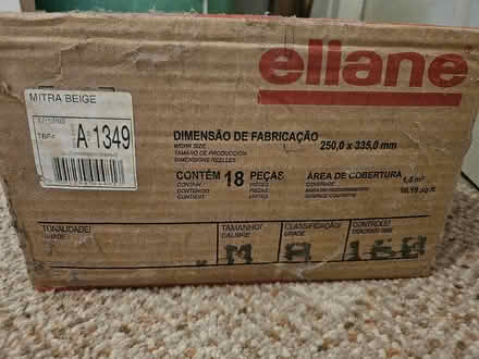 Photo of free Box of Eliane Mitra beige tiles (Kendal LA9) #2