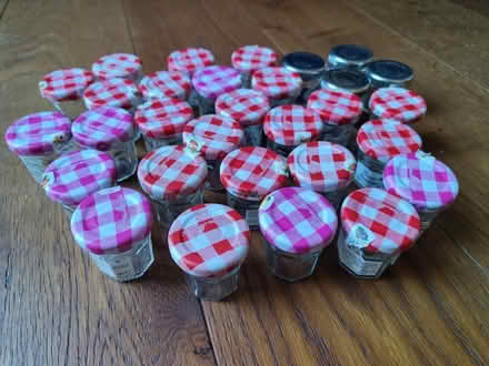Photo of free 30 Tiny jam jars (Acton Central W3) #1