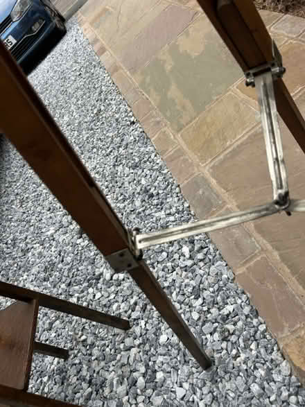Photo of free Wooden tripod lamp (AL3 near Waitrose) #2