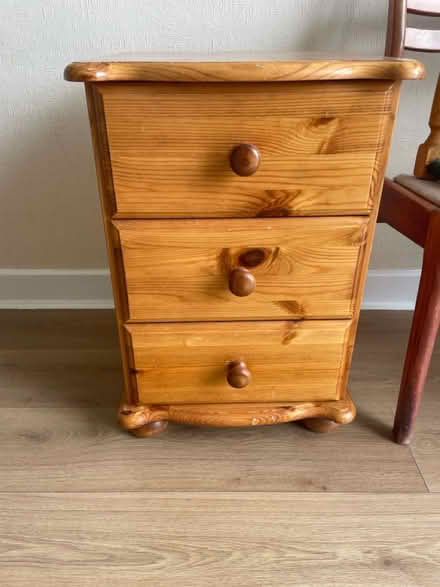 Photo of free Pine bedside locker (Monkstown) #1