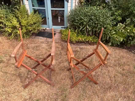 Photo of free 2 foldable directors chairs (Kenilworth CV8) #1