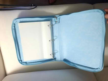 Photo of free Aqua Zippered Binder New (Hunt Club / McCarthy Rd.) #2