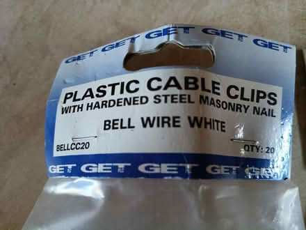 Photo of free Plastic cable clips NEW (Westminster Drive PO21) #1