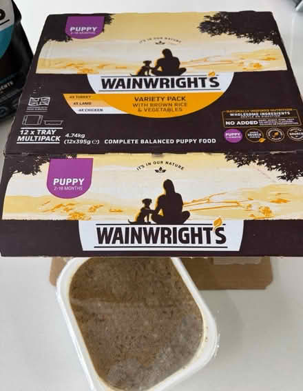 Photo of free Wainwright’s puppy & adult food (West Bergholt CO6) #2