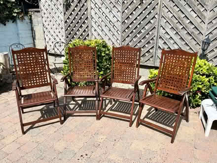 Photo of free 4 Garden chairs (Knocklyon) #1