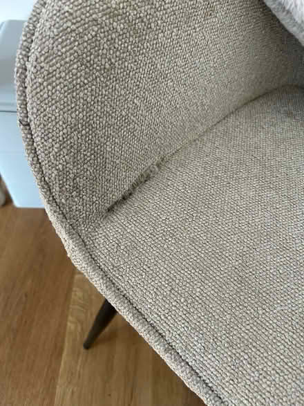 Photo of free Borg dining room chairs x 4 (Battersea SW11) #2