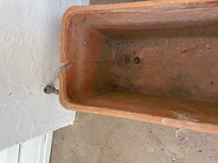 Photo of free Pair of terracotta troughs for plants (West Blatchington BN3) #2