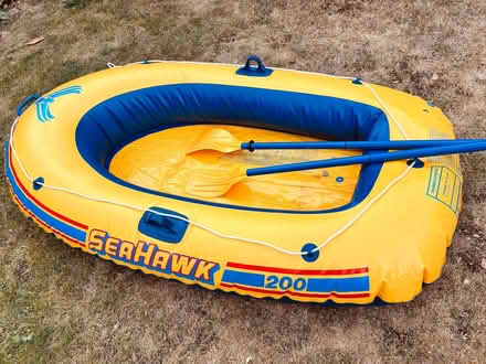 Photo of free Seahawk 200 Inflatable boat with 2 oars (Eaton Bray LU6) #1