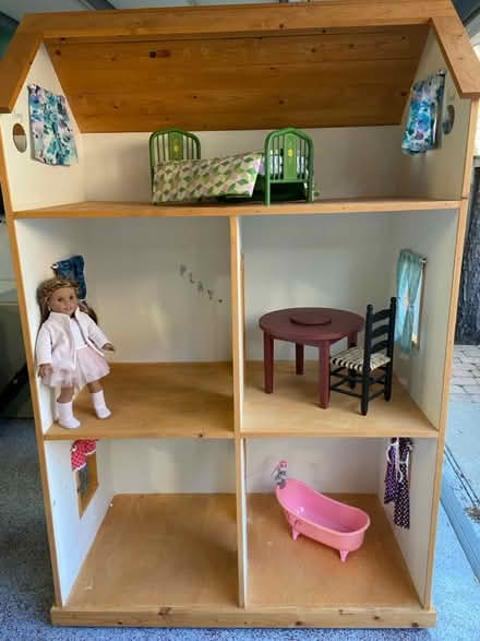 Photo of free 6.5’ tall American girl dollhouse (The Woodlands) #2