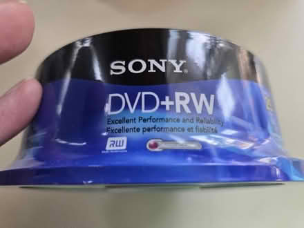 Photo of free Sony DVD-RW discs (Chantilly) #2