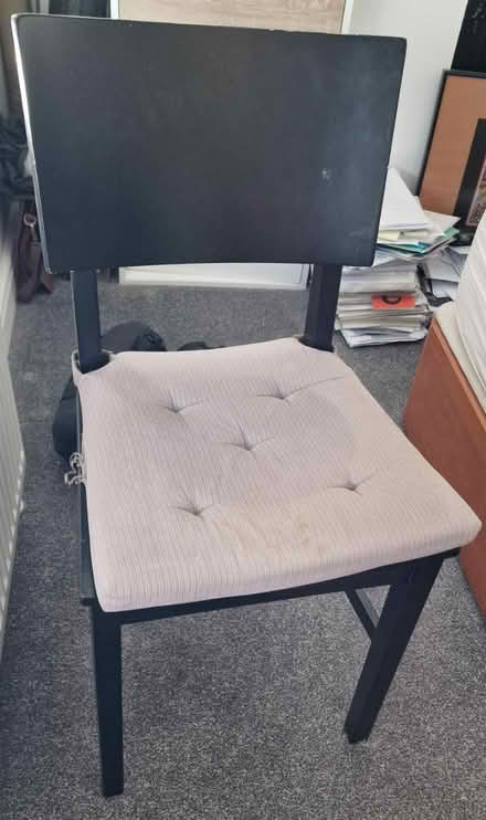 Photo of free 4 wooden chairs (Moulsoe MK160HP) #1