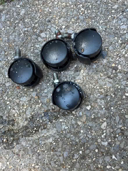 Photo of free 4 castors (Westbury Wilts BA13) #1