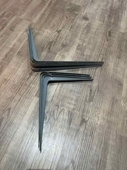 Photo of free 6 grey shelf brackets (Rickmansworth WD3) #1