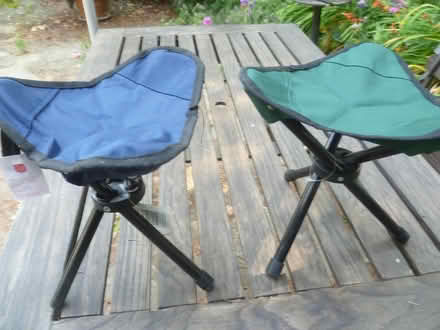 Photo of free children's folding picnic stools (Runcton PO20) #1