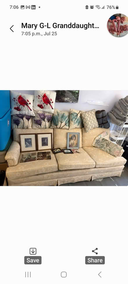 Photo of free Sofa (Hunt Club / McCarthy Rd.) #1